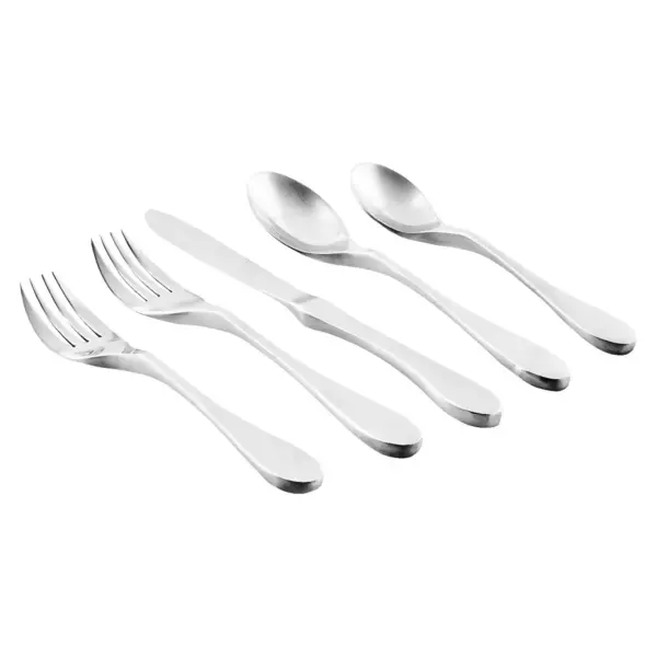 Knork 20 Piece Set 18/0 - Matte Silver