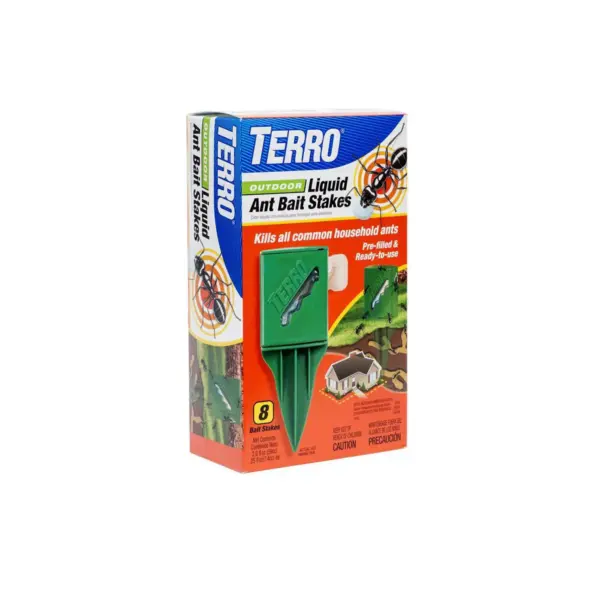 Terro 8pk Outdoor Liquid Ant Bait Stakes