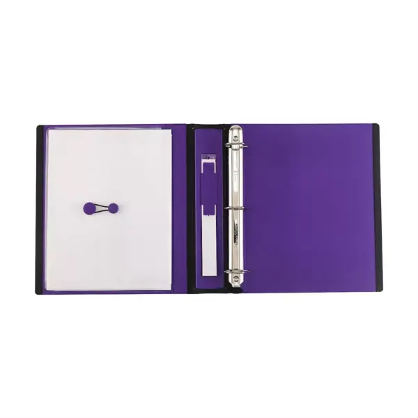 Staples 1.5" 3-Ring Better Binder Purple (19061) 827604