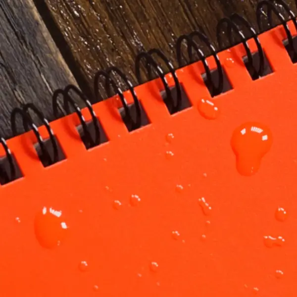 6pk Spiral Notebook 1 Subject Special Ruled 3" x 5" Orange - Rite in the Rain