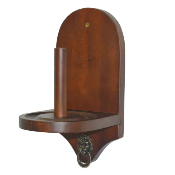 Hathaway Premier Cone Chalk Holder Walnut Finish