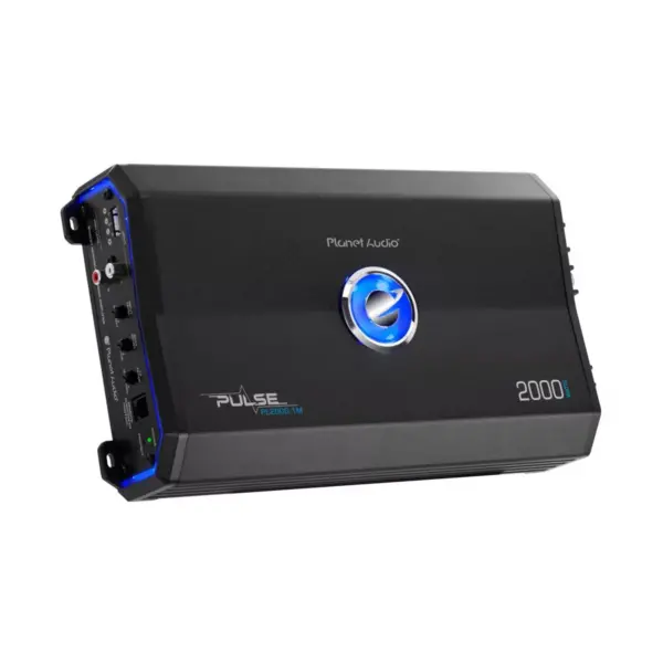 Planet Audio PL2000.1M 2000W A/B Mono Power Car Amplifier w/ Remote (4 Pack)