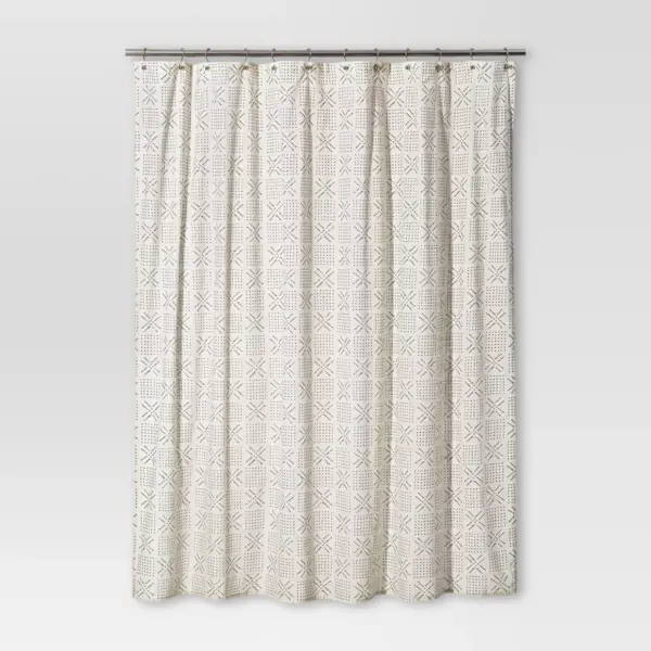 Shapes Shower Curtain White - Threshold™