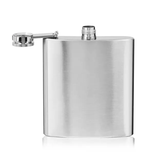 TRUE Stainless Steel Flask with Funnel 6oz