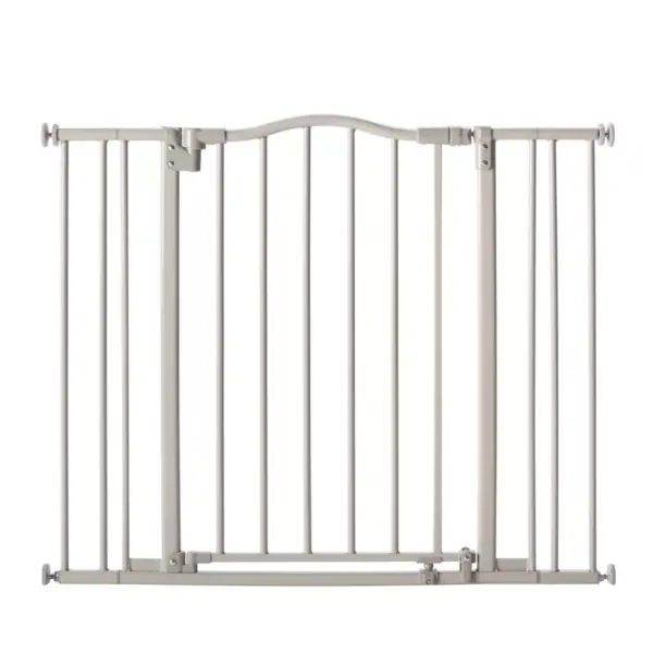 Toddleroo By North States Arched Auto Close Baby Gate Gray - 28.25" - 38.25" Wide