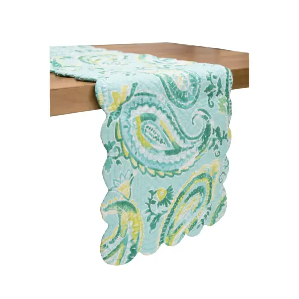 C&F Home 14" x 51" Jade Table Runner