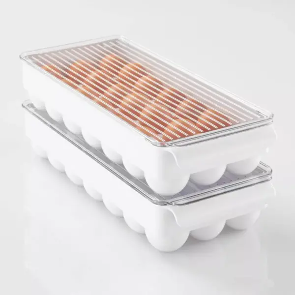 iDESIGN Fridge Binz Egg Holder Large Clear