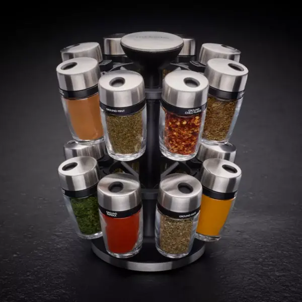 Cole & Mason 16 Jar Spice Rack Carousel