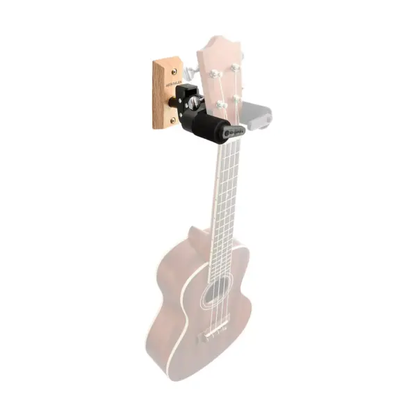 Hercules GSP38WB PLUS Auto Grip System (AGS) Guitar Wall Hanger Short Arm, Wooden Base