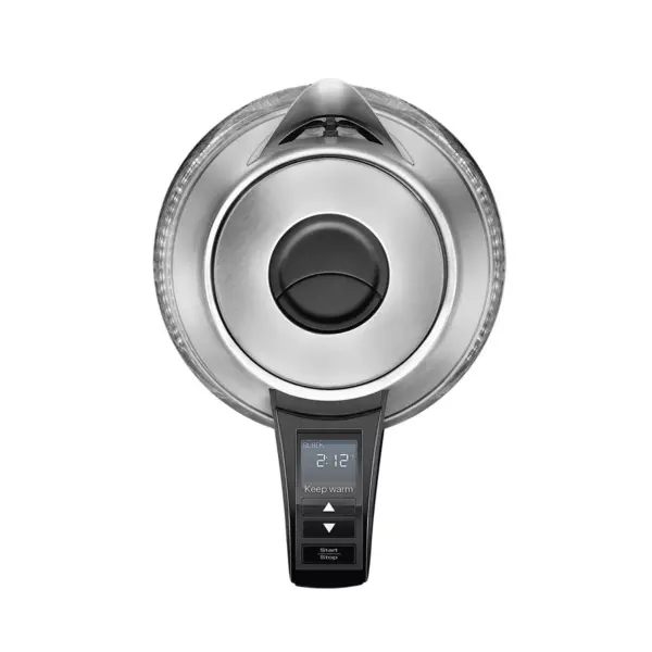 Chefman 1.8L Glass Electric Kettle - Silver