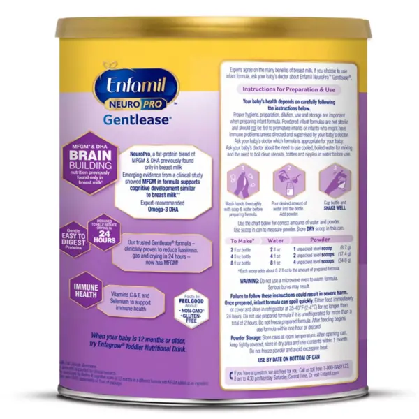 Enfamil NeuroPro Gentlease Infant Formula Powder - 27.4oz