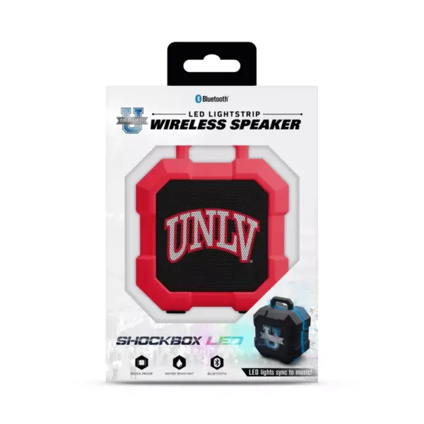 NCAA UNLV Rebels LED ShockBox Bluetooth Speaker