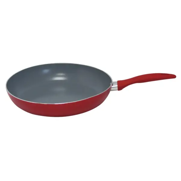 Gourmet Chef 10 Inch Eco Friendly Non Stick Ceramic Fry Pan - Red