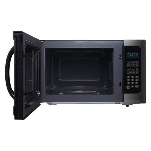 Farberware 1.2 cu ft 1100 Watt Microwave Oven with Grill Function Black Stainless Steel - FMO12AHTBSG