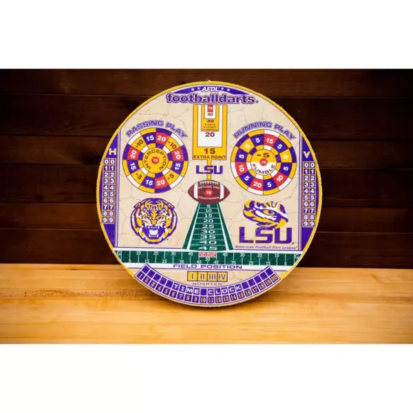 NCAA LSU Tigers Official Football Dartboard