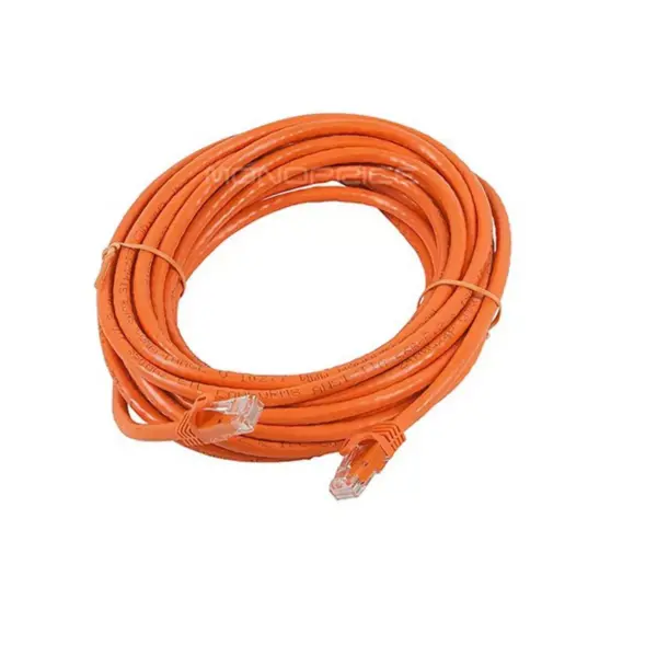 Monoprice Cat6 Ethernet Patch Cable - 25 Feet - Orange | Network Internet Cord - RJ45, Stranded, 550Mhz, UTP, Pure Bare Copper Wire, 24AWG - Flexboot