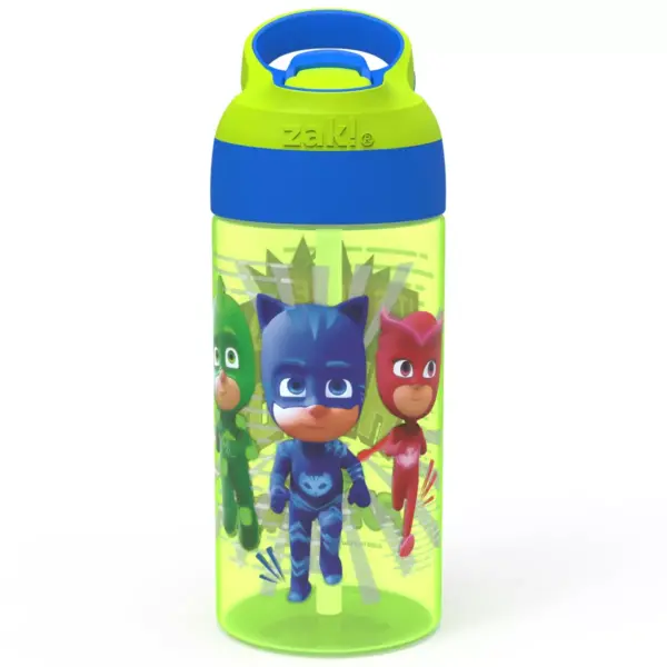 PJ Masks 17.5oz Plastic Water Bottle - Green/Blue - Zak Designs