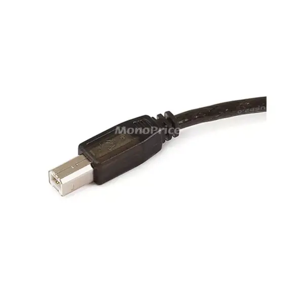 Monoprice USB 2.0 Cable - 49 Feet - Black | USB Type-A to USB Type- B, Active, 28/24AWG