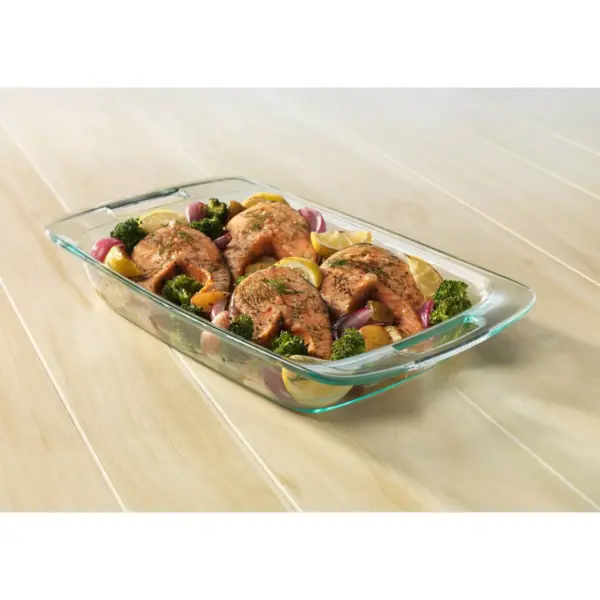 Pyrex 3qt Oblong Glass Baking Dish