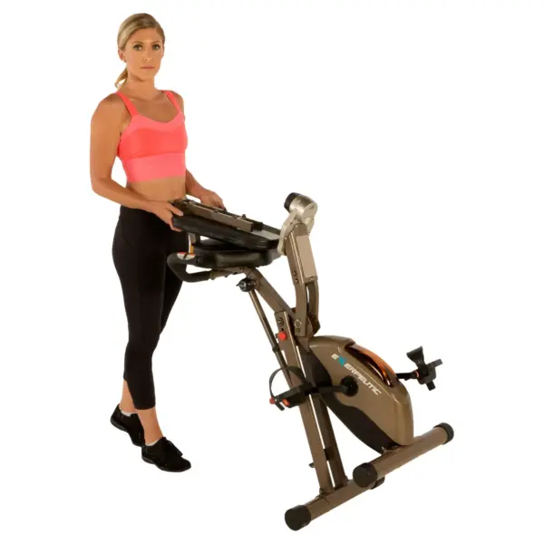 Exerpeutic Gold 525XLR Folding Recumbent Exercise Bike