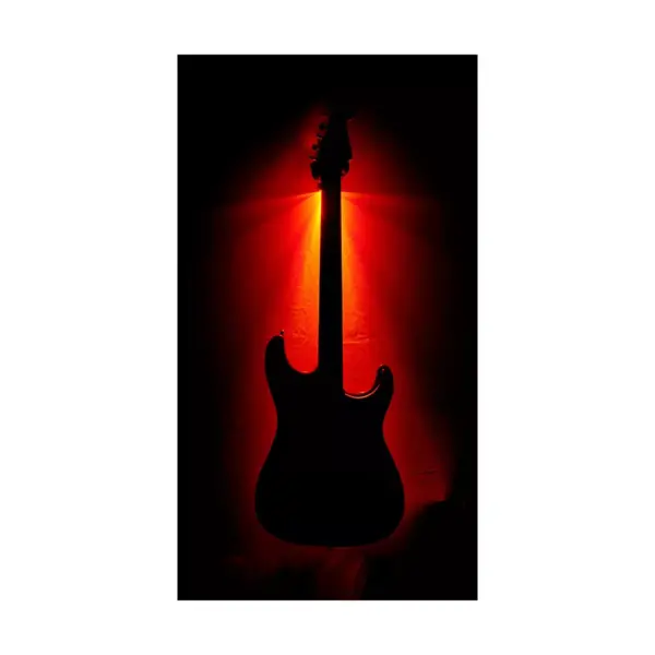 MuzicLight Guitar Wall Hanger - Red