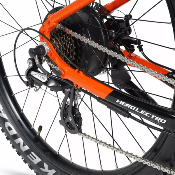 Hero Cycles 27.5" Mountain Electric Bike - Orange/Black