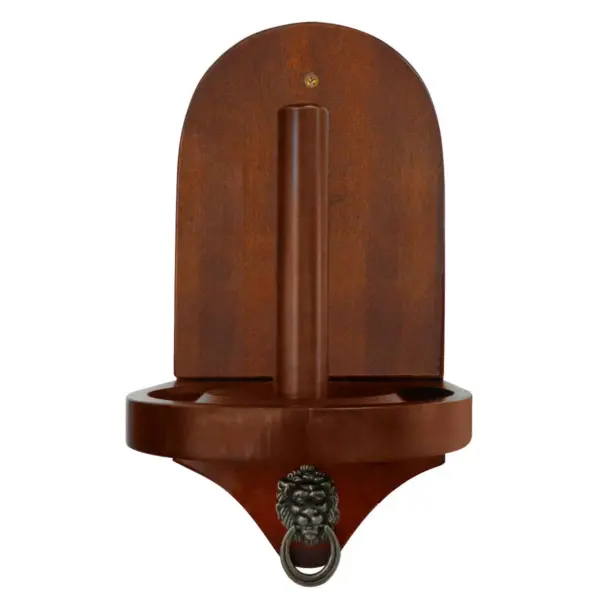 Hathaway Premier Cone Chalk Holder Walnut Finish