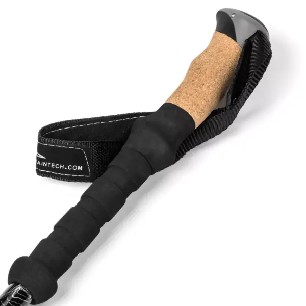 Cascade Mountain Tech 3K Carbon Fiber Quick Lock Trekking Poles - Cork Grip