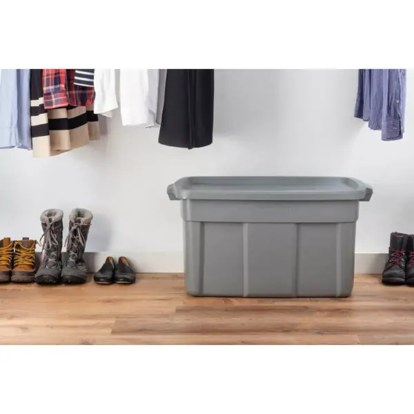 Rubbermaid 31gal Roughneck Storage Tote Gray