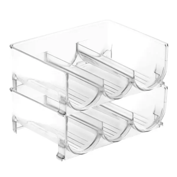 InterDesign Pantry Cabinet Bins 2pk Clear