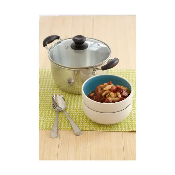 IMUSA 8qt Aluminum Pot with Glass Lid and Bakelite Handles