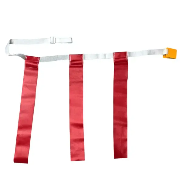 Champion Sports Flag Football Belts - Red  - Set of 12