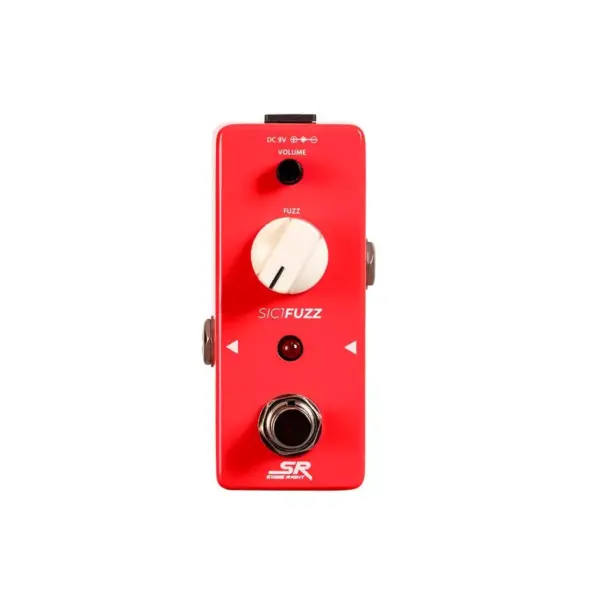 Monoprice SIC1 Silicon Fuzz Guitar Pedal - True Bypass Circuit Design, Metal Housing, Small Footprint - Stage Right Series