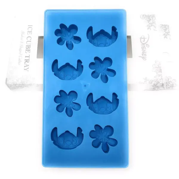 Silver Buffalo Disney Lilo & Stitch Silicone 8 Cube Ice Cube Tray