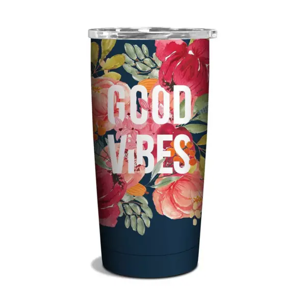 OCS Designs 17oz Stainless Steel Bottle Good Vibes