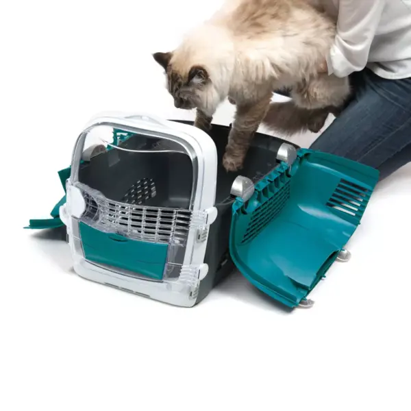 Catit Cabrio Dog and Cat Carrier - Turquoise