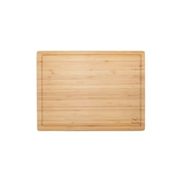 Pemberly Row Bamboo Large Chopping Board with Juice Groove in Natural