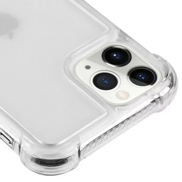 AIRIUM Sturdy Rubber Cover Case For Apple iPhone 11 Pro, Clear