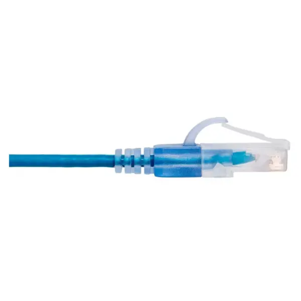 Monoprice Cat6A Ethernet Network Patch Cable - 30 Feet - Blue | 5-Pack, 10G - SlimRun Series