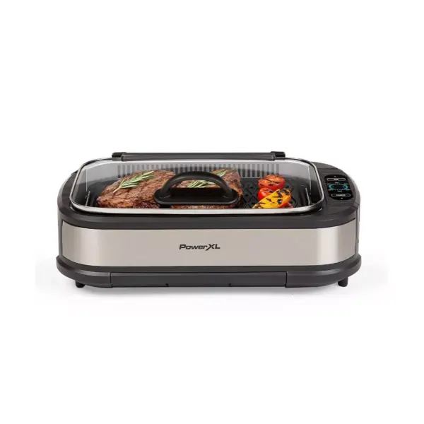 PowerXL Smokeless Grill Pro - Silver