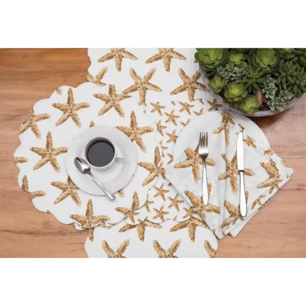 C&F Home 14" x 51" Sandbridge Stars Table Runner