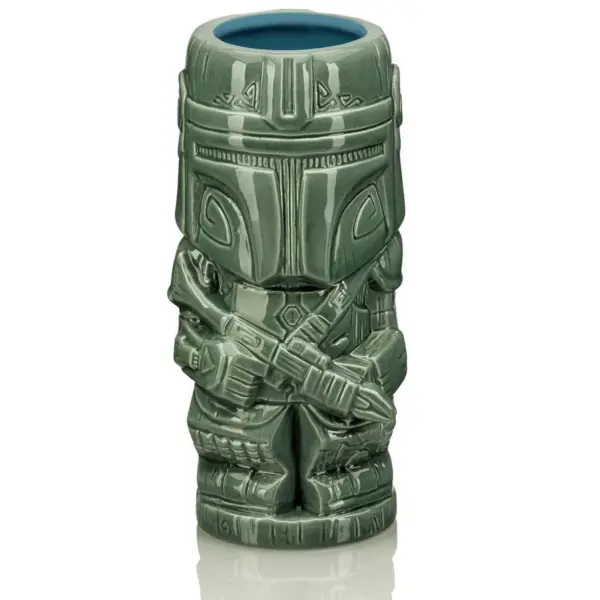 Beeline Creative Geeki Tikis Star Wars The Mandalorian Mando Mug | Ceramic Tiki Cup | 20 Ounces