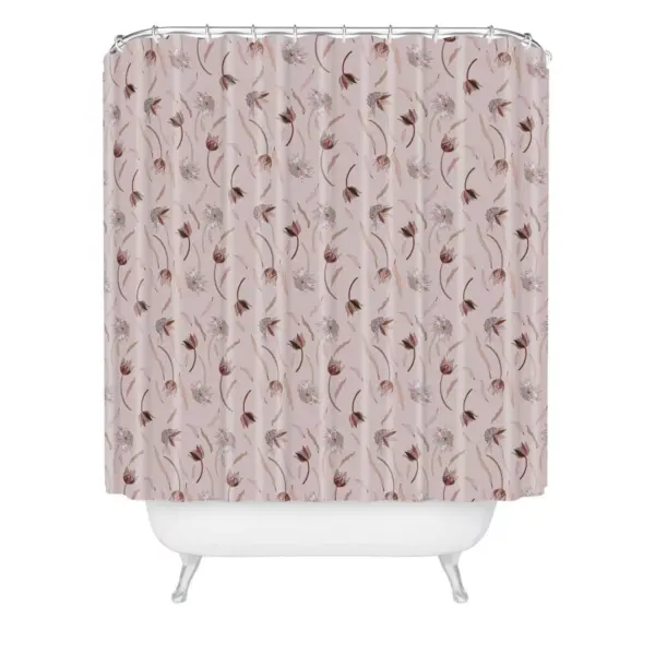 Iveta Abolina Evonne Mauve Shower Curtain Pink - Deny Designs