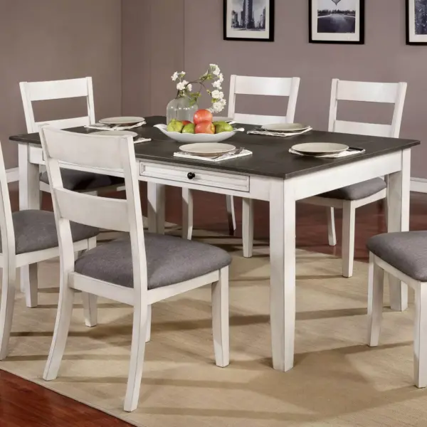 7pc Acker Dining Set Gray - HOMES: Inside + Out