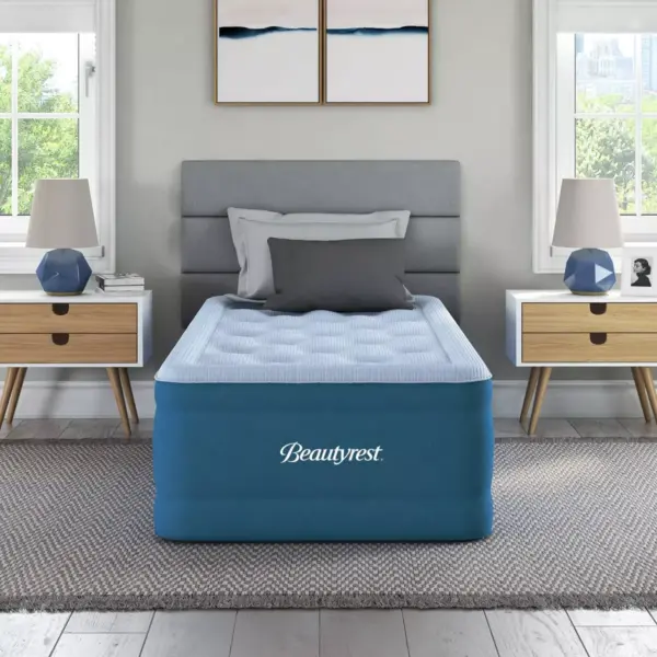 Beautyrest Comfort Plus 17" Anti-Microbial Air Mattress with Pump - Twin