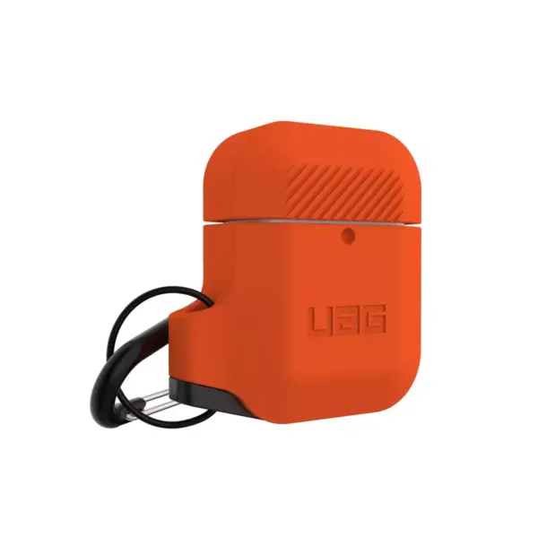 Urban Armor Gear (UAG) Apple Airpods (1st/2nd Gen) Silicone Case - Orange/Gray