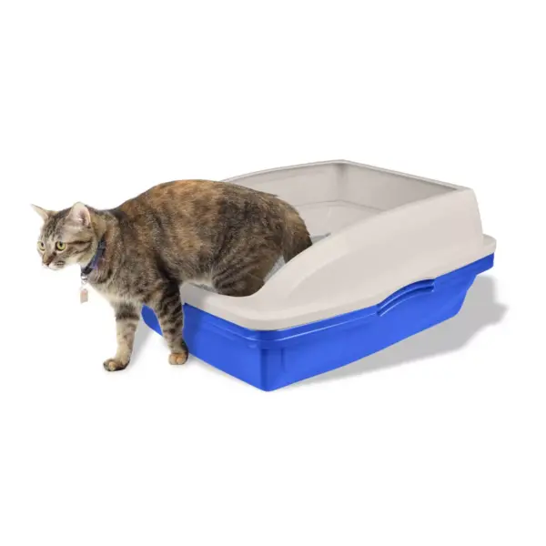 VAN NESS Sifting Framed Cat Litter Pan - Blue