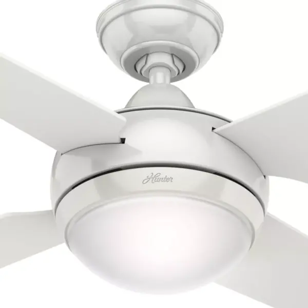 52" Sonic Ceiling Fan with Remote White (Includes Energy Efficient Light) - Hunter