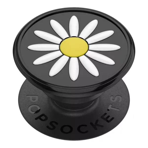 PopSockets PopGrip Cell Phone Grip & Stand - Festival Daisy Black