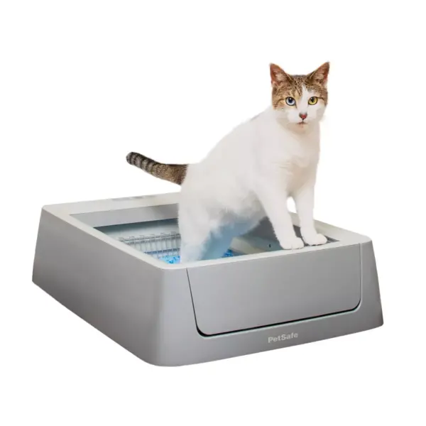 PetSafe ScoopFree Phone App Connected Smart Self-Cleaning Cat Litter Box - Beige